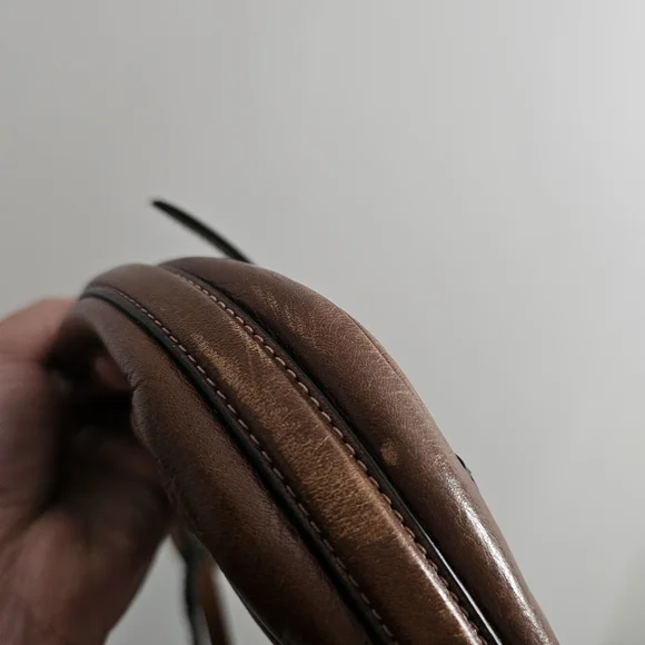 Fossil Tan Leather Crossbody Bag - Picture 6 of 10